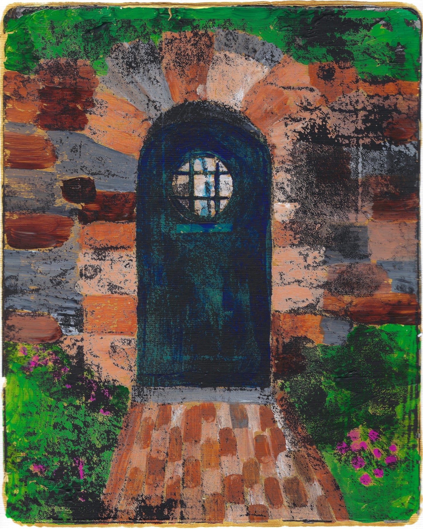 5x7 Cranbrook Blue Door, Bloomfield Hills