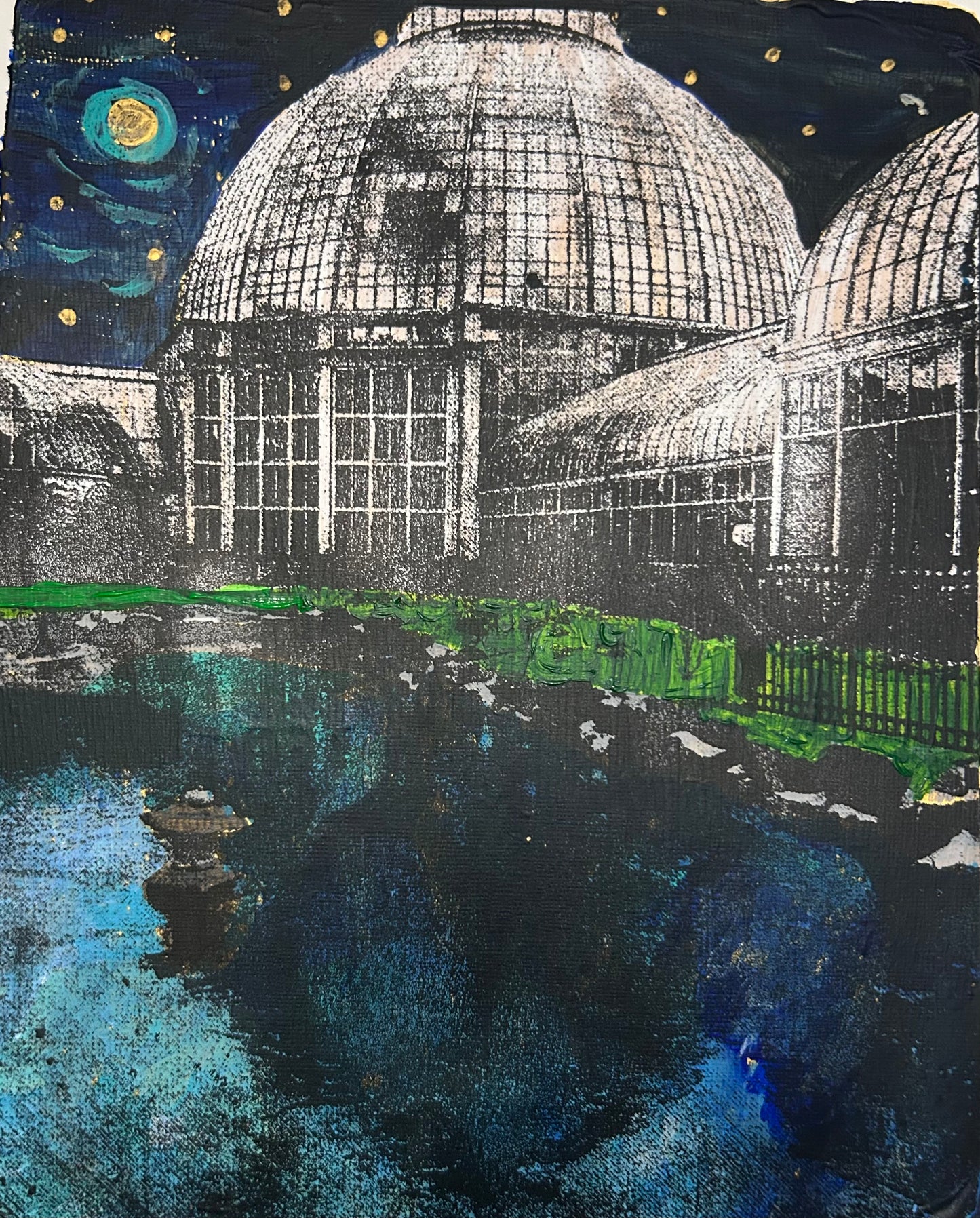 Belle Isle Conservatory at Night