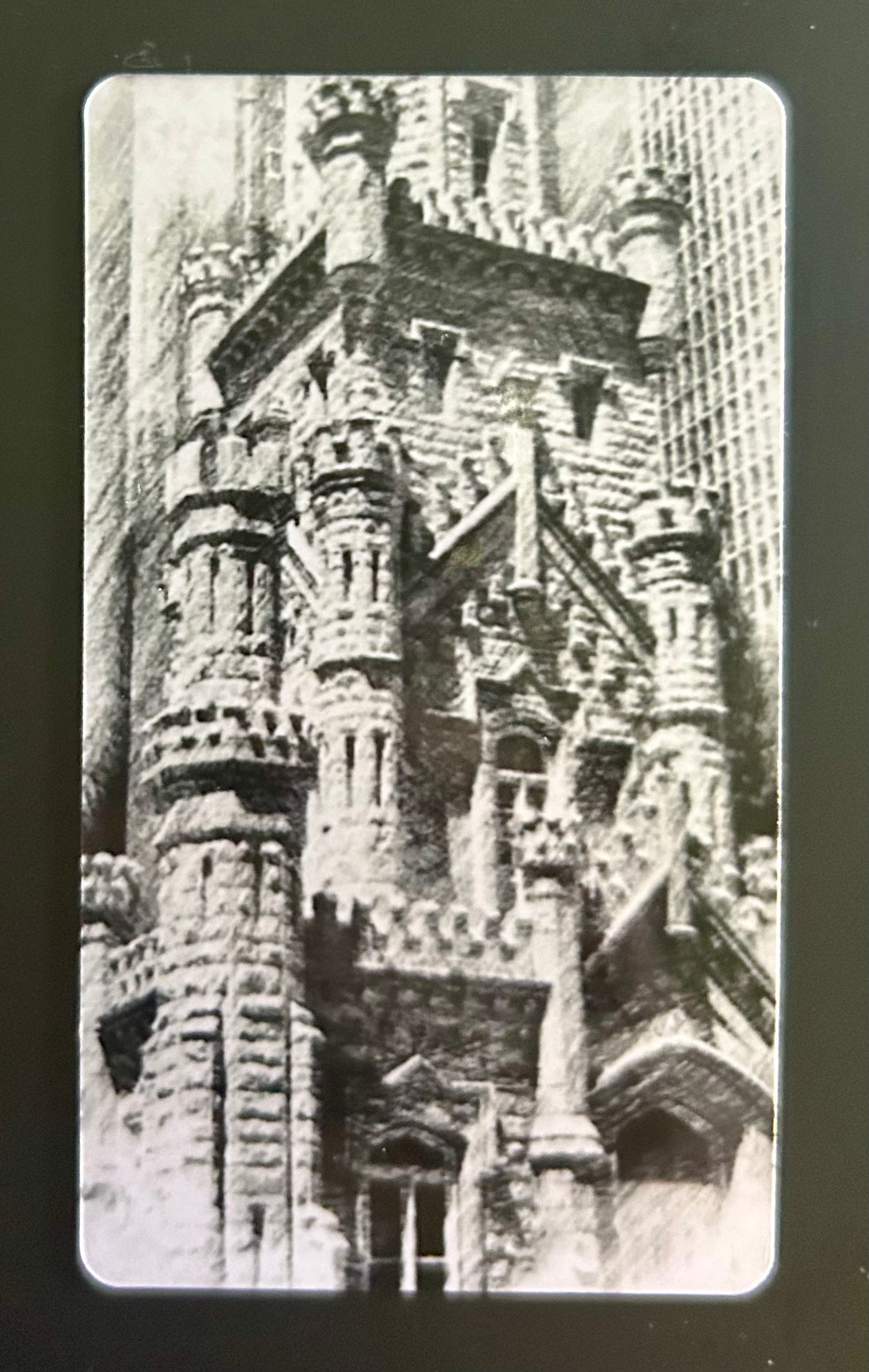 Magnet - Black and White Building