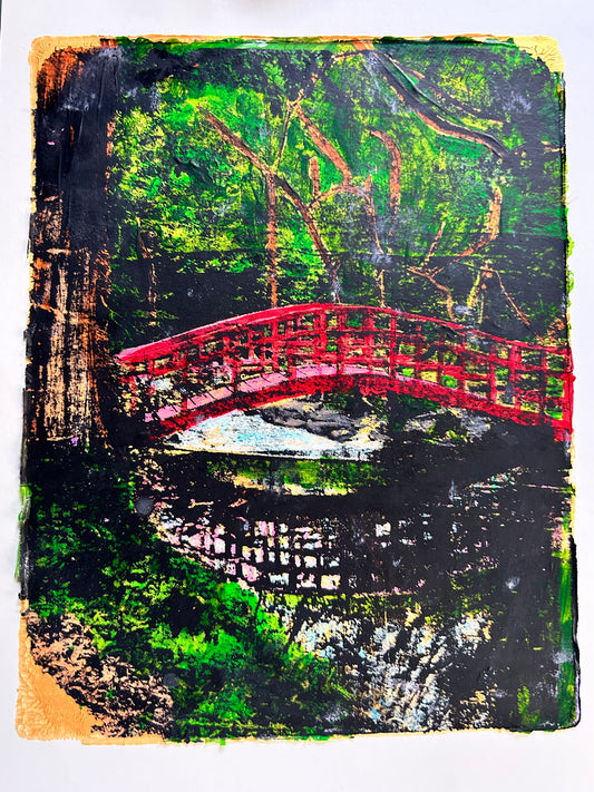 5x7 Cranbrook Red Bridge, Bloomfield Hills