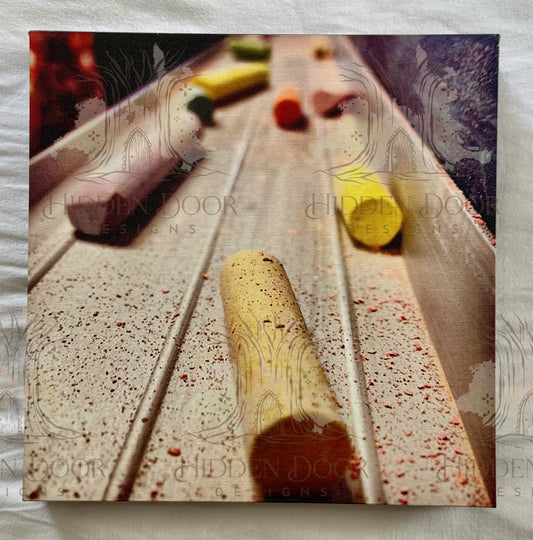 Chalk it up to Serendipity (12x12x1 Canvas Framed Photo)