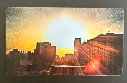 Magnet - Sunrise over Detroit Skyline