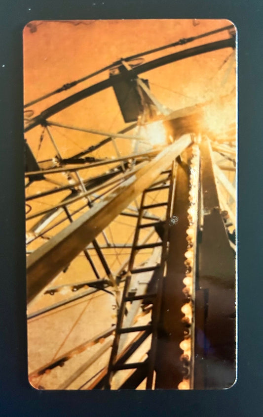 Magnet - Ferris Wheel with Orange Sky