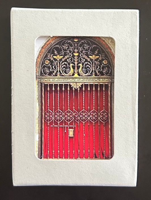 Playing Cards - Red Church Door