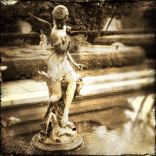 12x12 Sepia-Tone Sculpture - Grosse Pointe