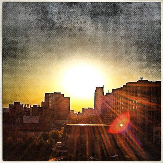 12x12 Sunrise Skyline - Detroit MI